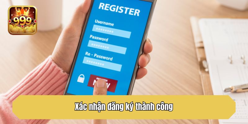 Xác nhận đăng ký thành công